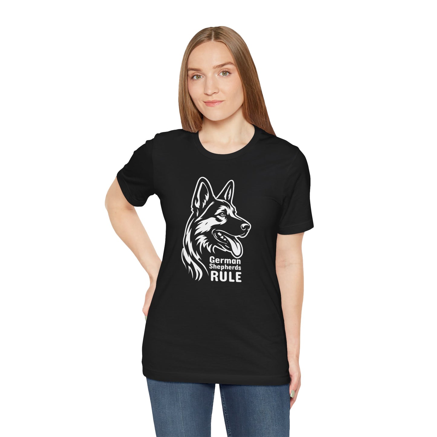 Unisex Jersey Short Sleeve Tee German Shepherds Rule