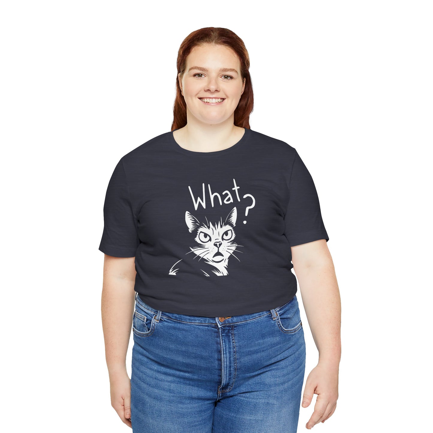 Unisex Jersey Short Sleeve Tee What?