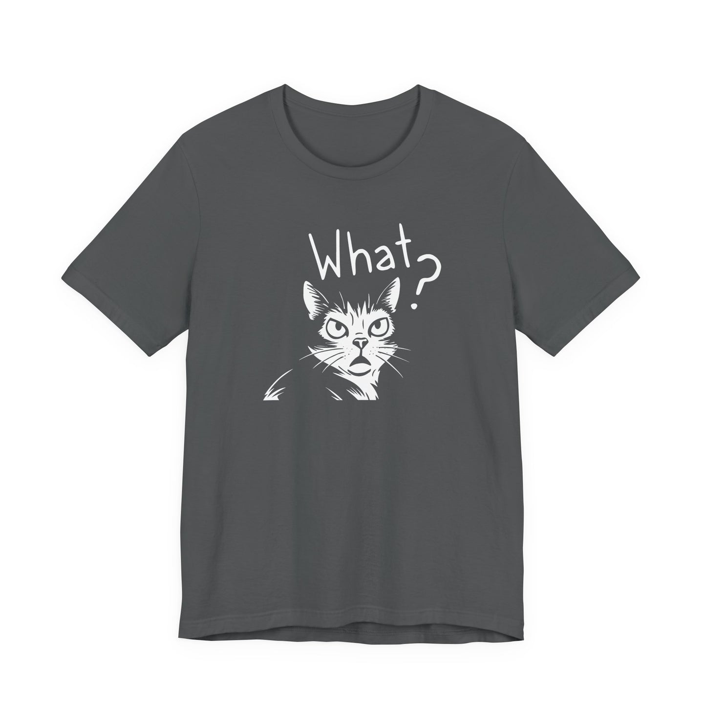 Unisex Jersey Short Sleeve Tee What?
