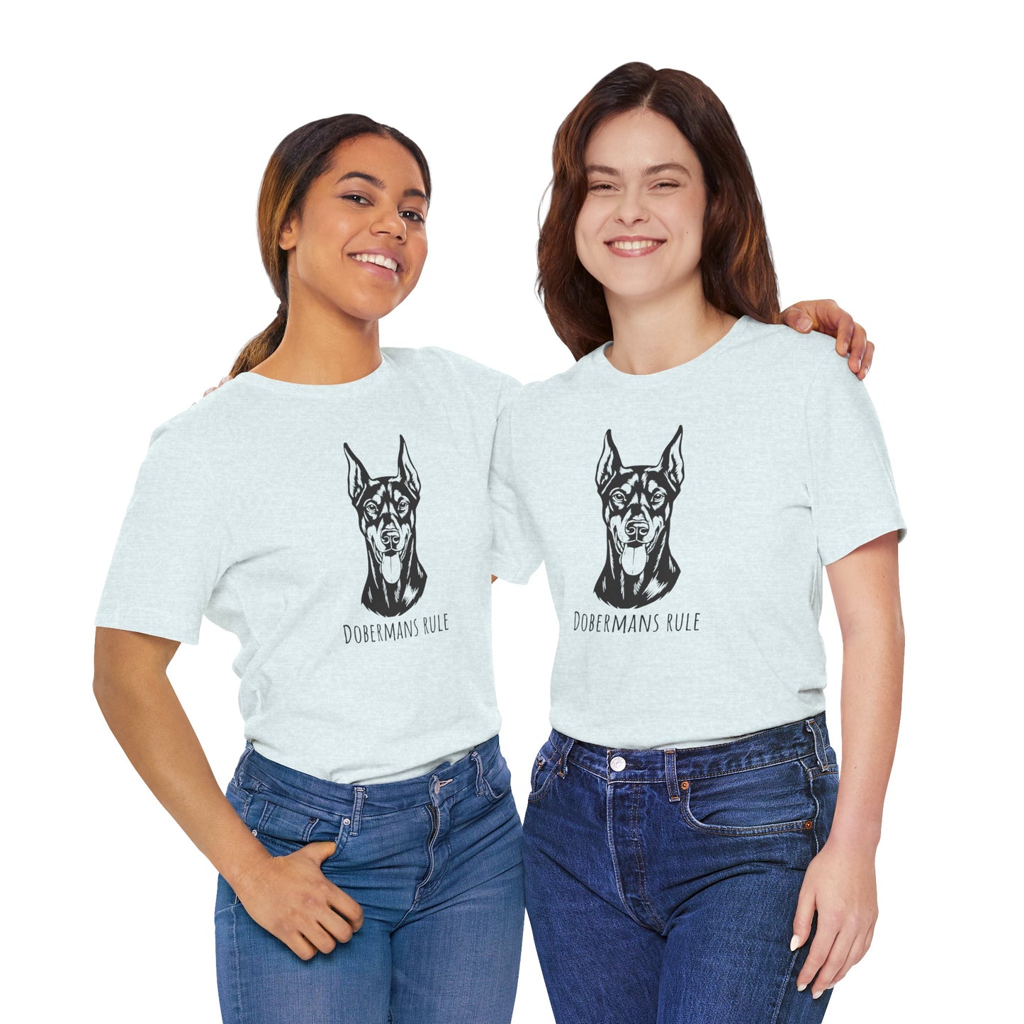 Unisex Jersey Short Sleeve Tee Dobermans Rule