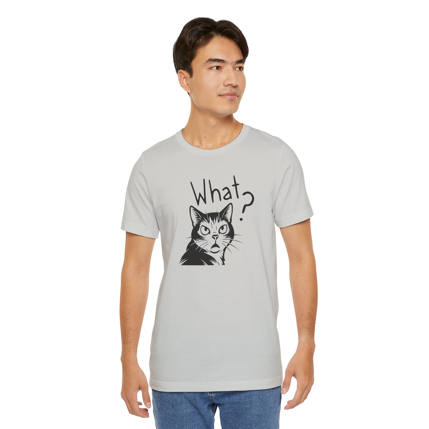 Unisex Jersey Short Sleeve Tee What?