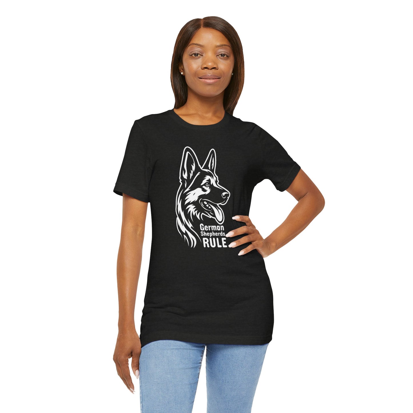 Unisex Jersey Short Sleeve Tee German Shepherds Rule