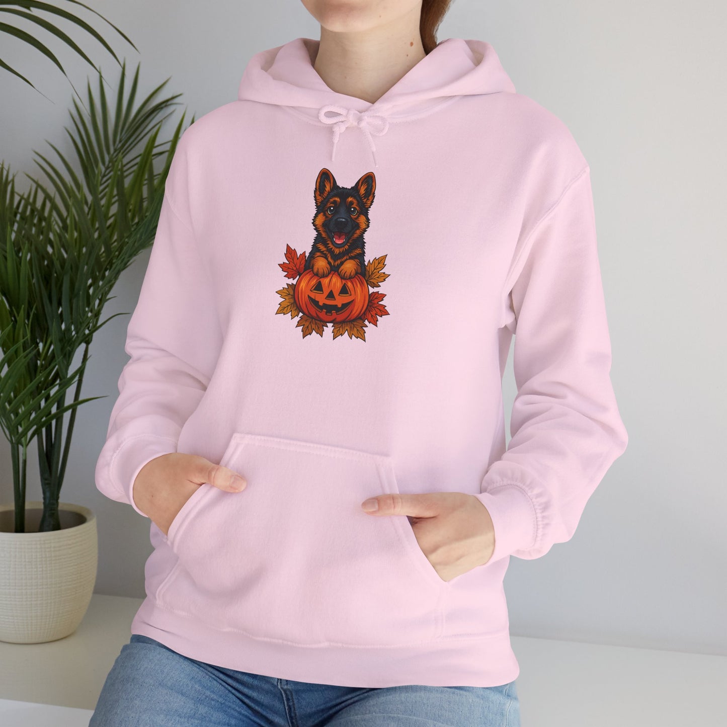 Unisex Heavy Blend™ Hooded Sweatshirt Halloween German Shepherd