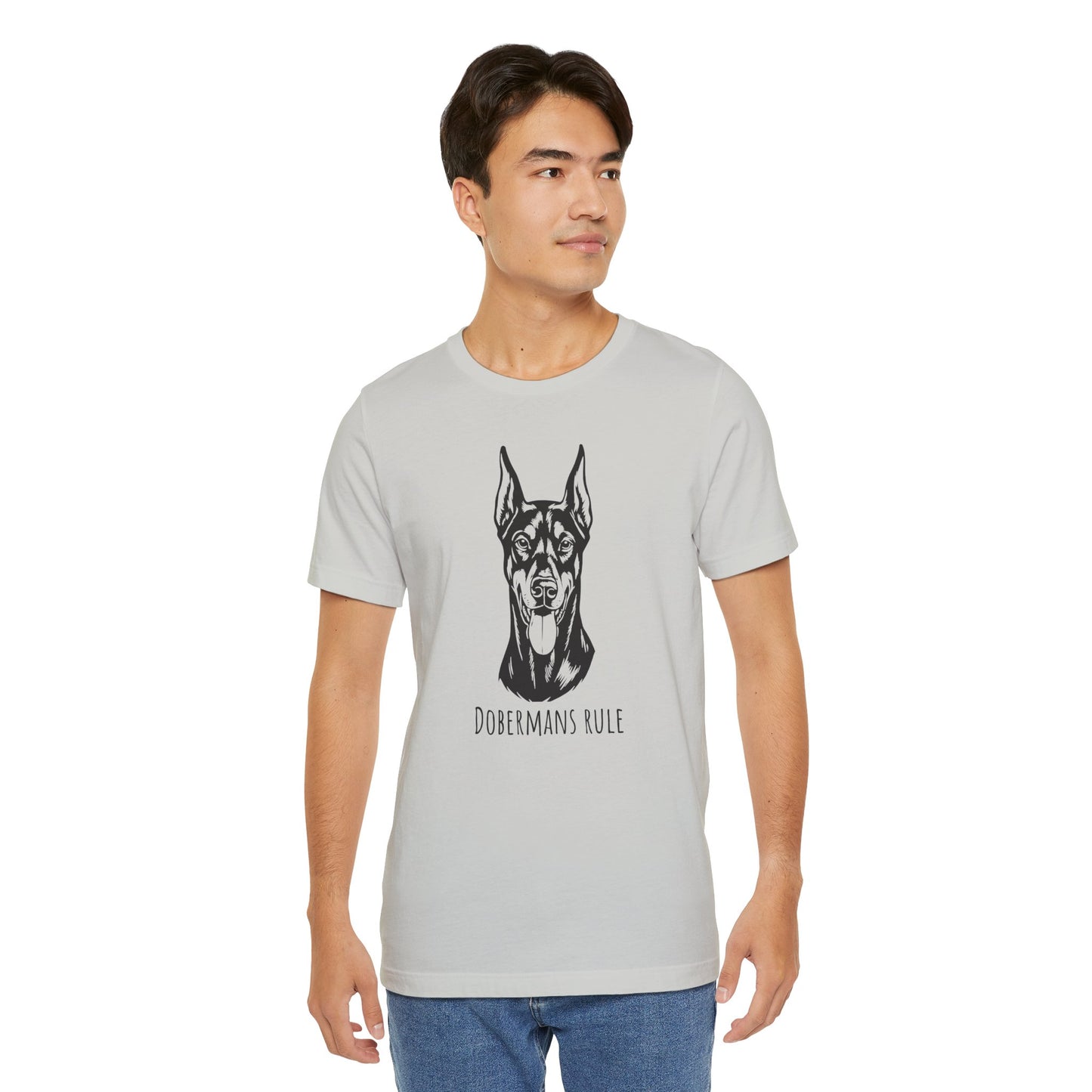 Unisex Jersey Short Sleeve Tee Dobermans Rule