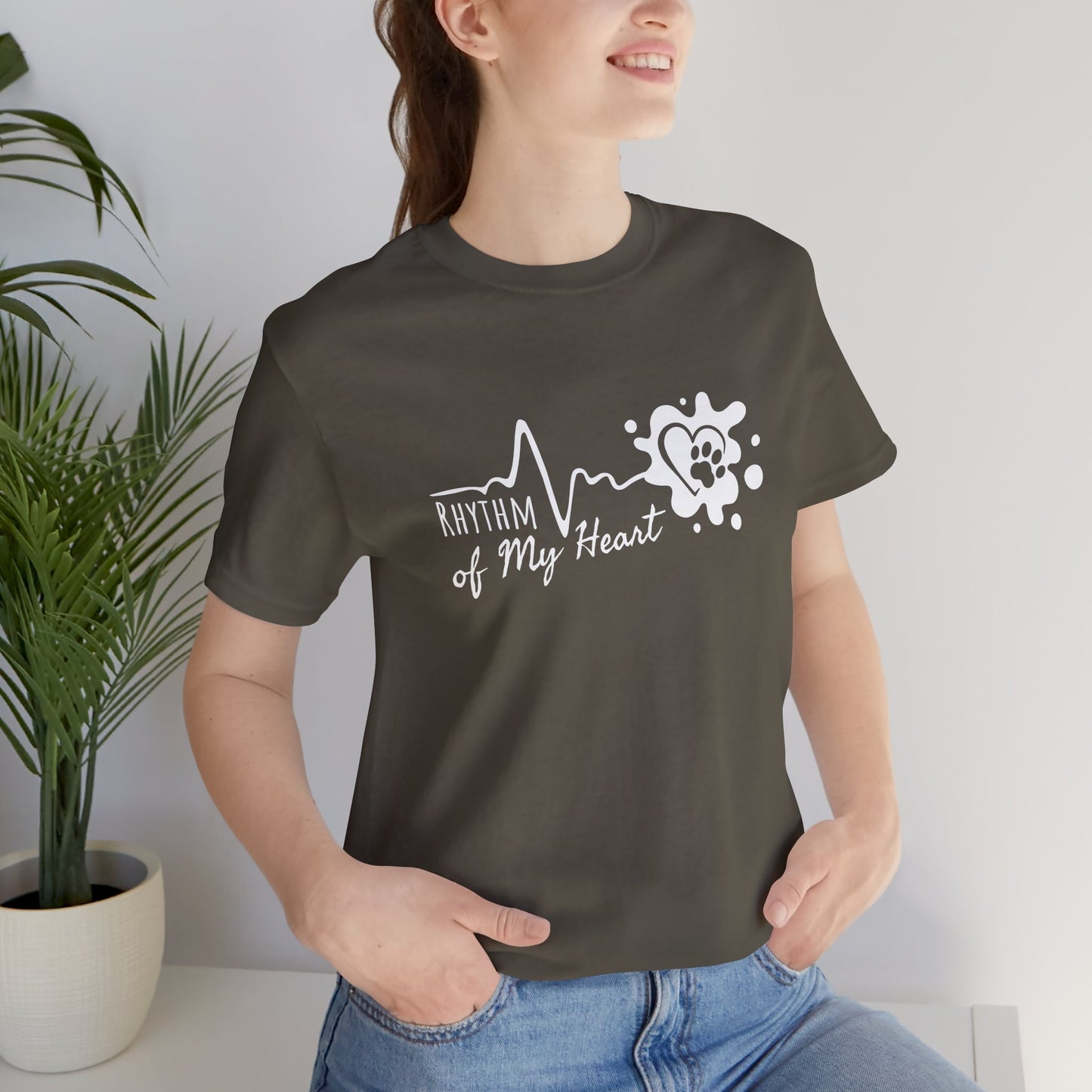 Unisex Jersey Short Sleeve Tee Rhythm of my heart