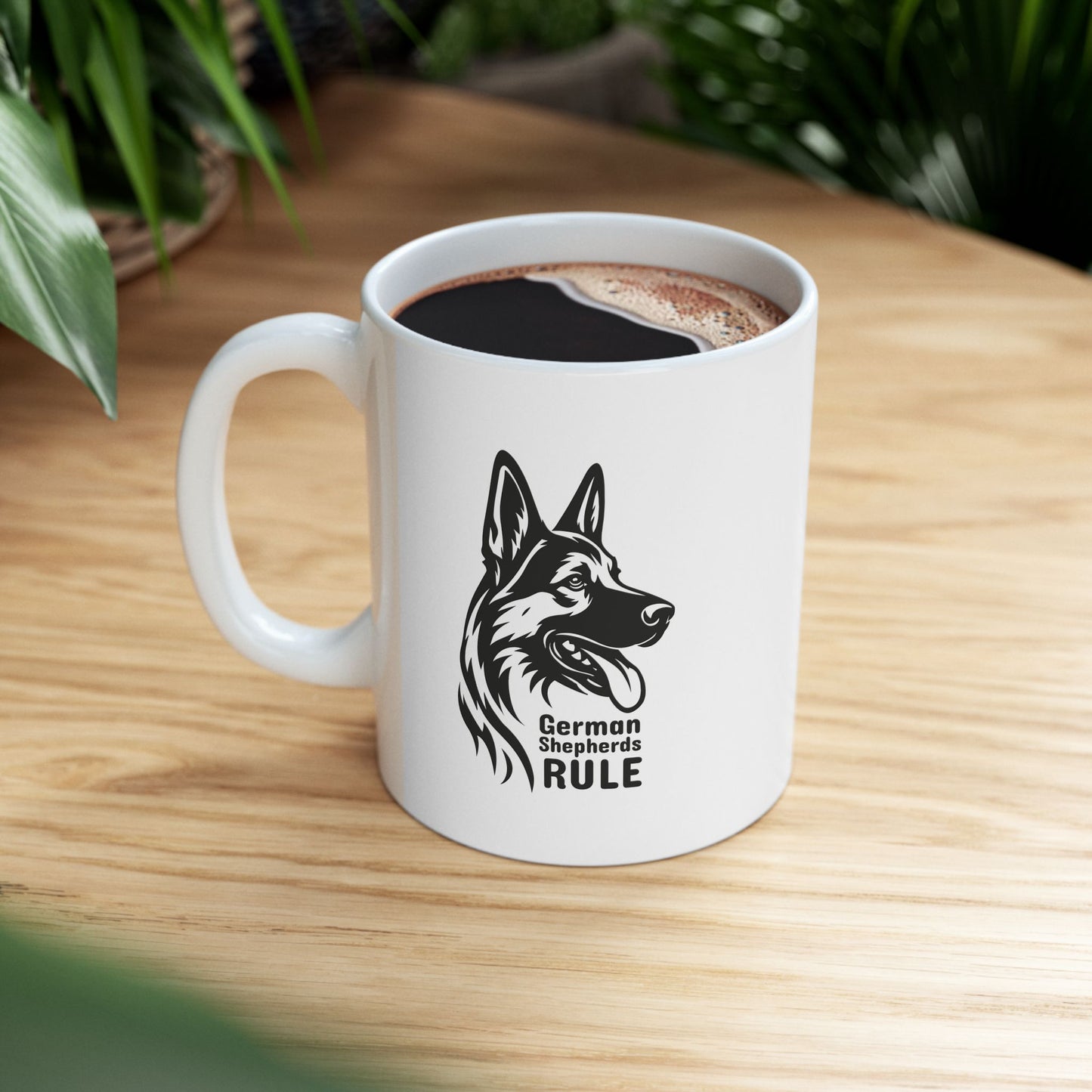 Ceramic Mug, (11oz, 15oz) German Shepherds Rule