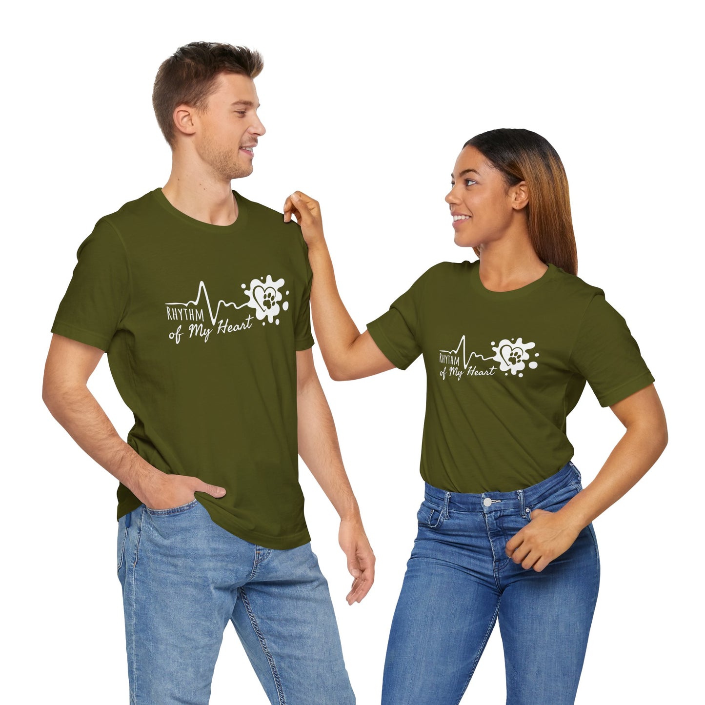 Unisex Jersey Short Sleeve Tee Rhythm of my heart