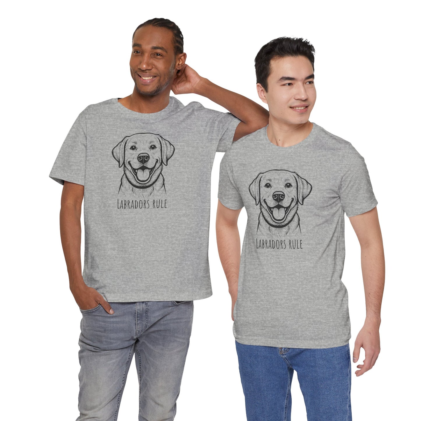 Labradors Rule - Unisex Jersey T-Shirt