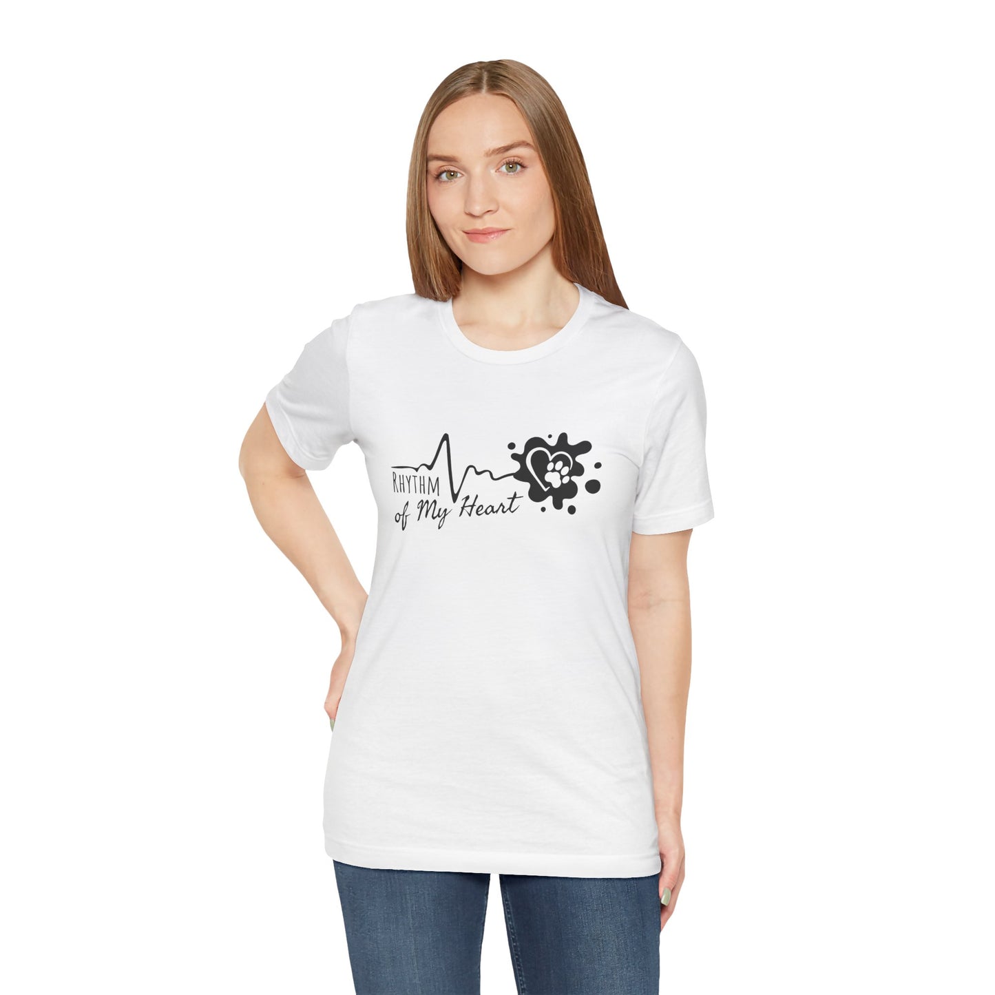 Unisex Jersey Short Sleeve Tee Rhythm of my heart