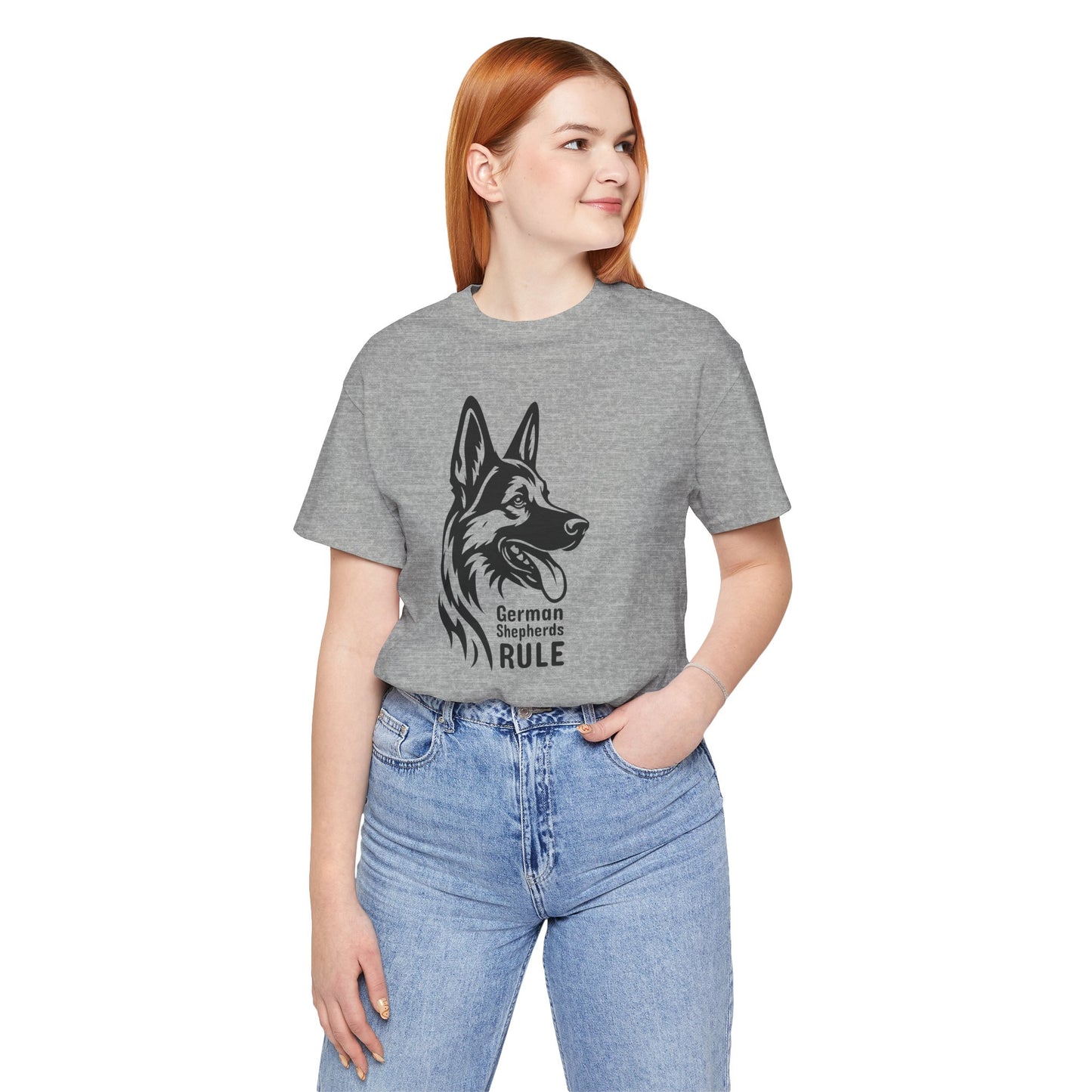 Unisex Jersey Short Sleeve Tee German Shepherds Rule