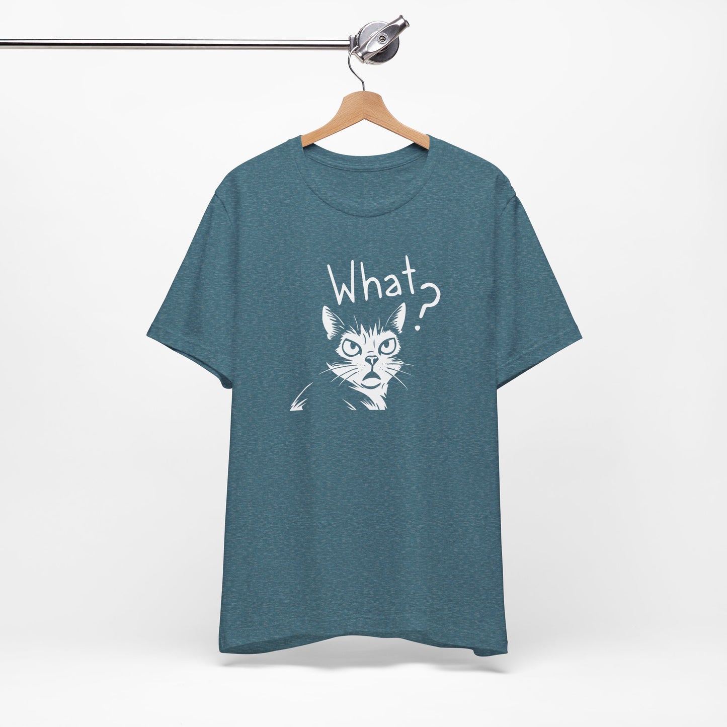 Unisex Jersey Short Sleeve Tee What?