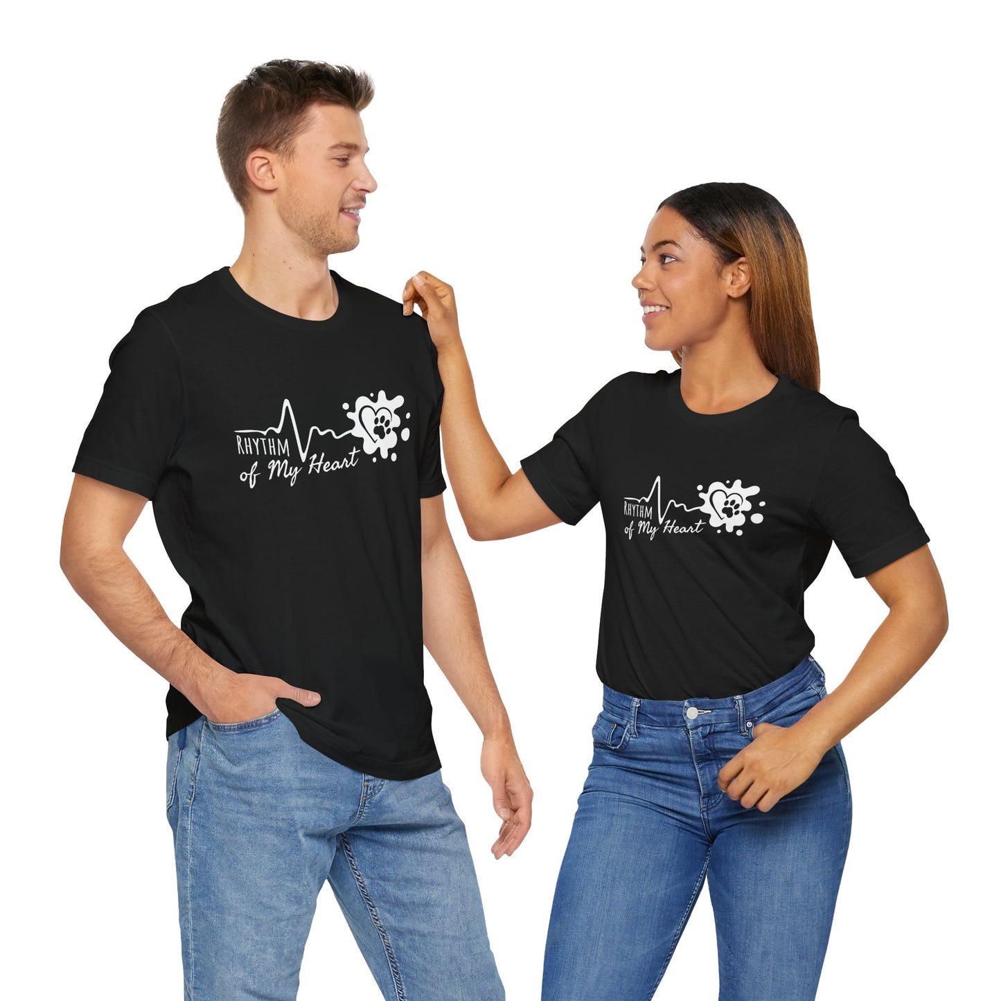 Unisex Jersey Short Sleeve Tee Rhythm of my heart