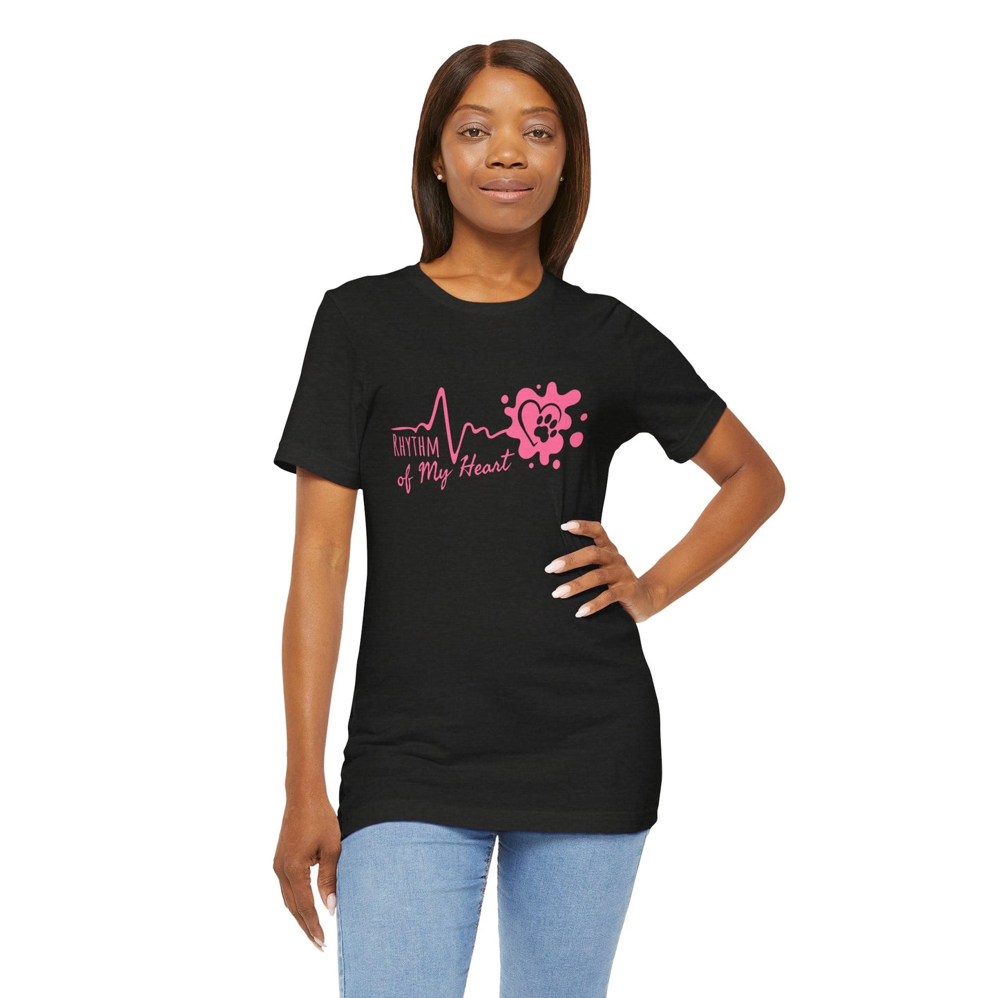 Unisex Jersey Short Sleeve Tee Rhythm of my heart