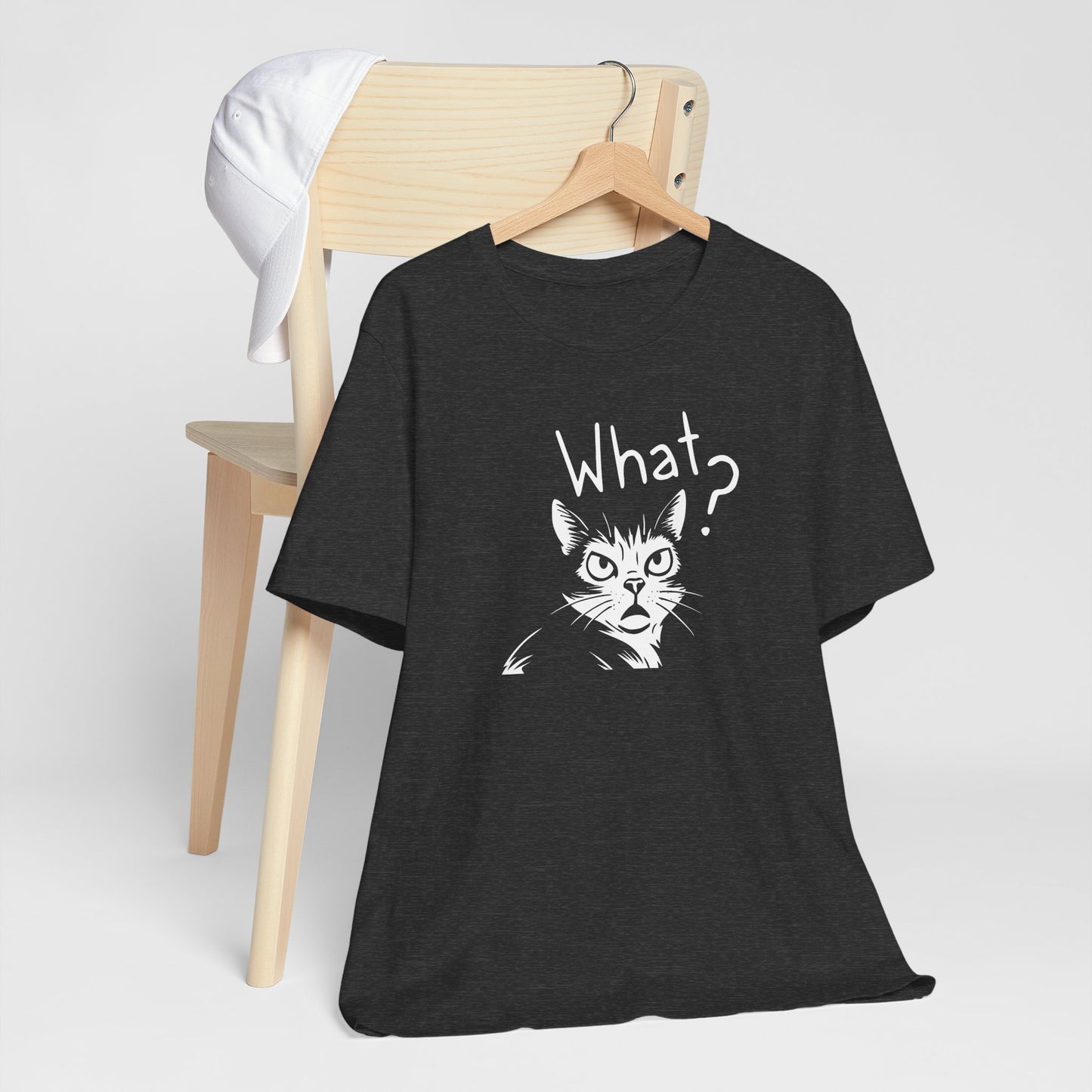 Unisex Jersey Short Sleeve Tee What?