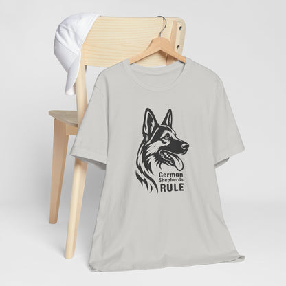 Unisex Jersey Short Sleeve Tee German Shepherds Rule