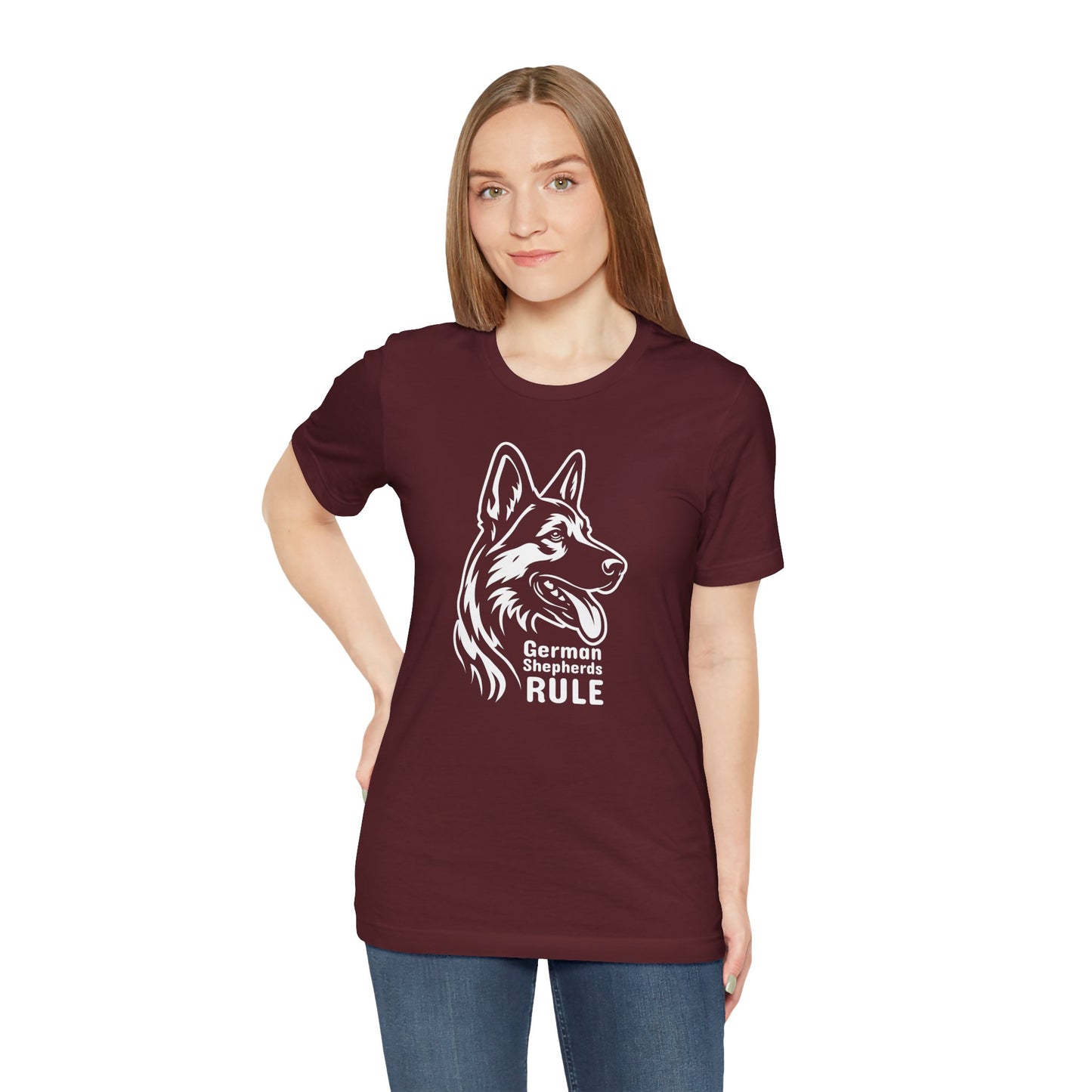 Unisex Jersey Short Sleeve Tee German Shepherds Rule