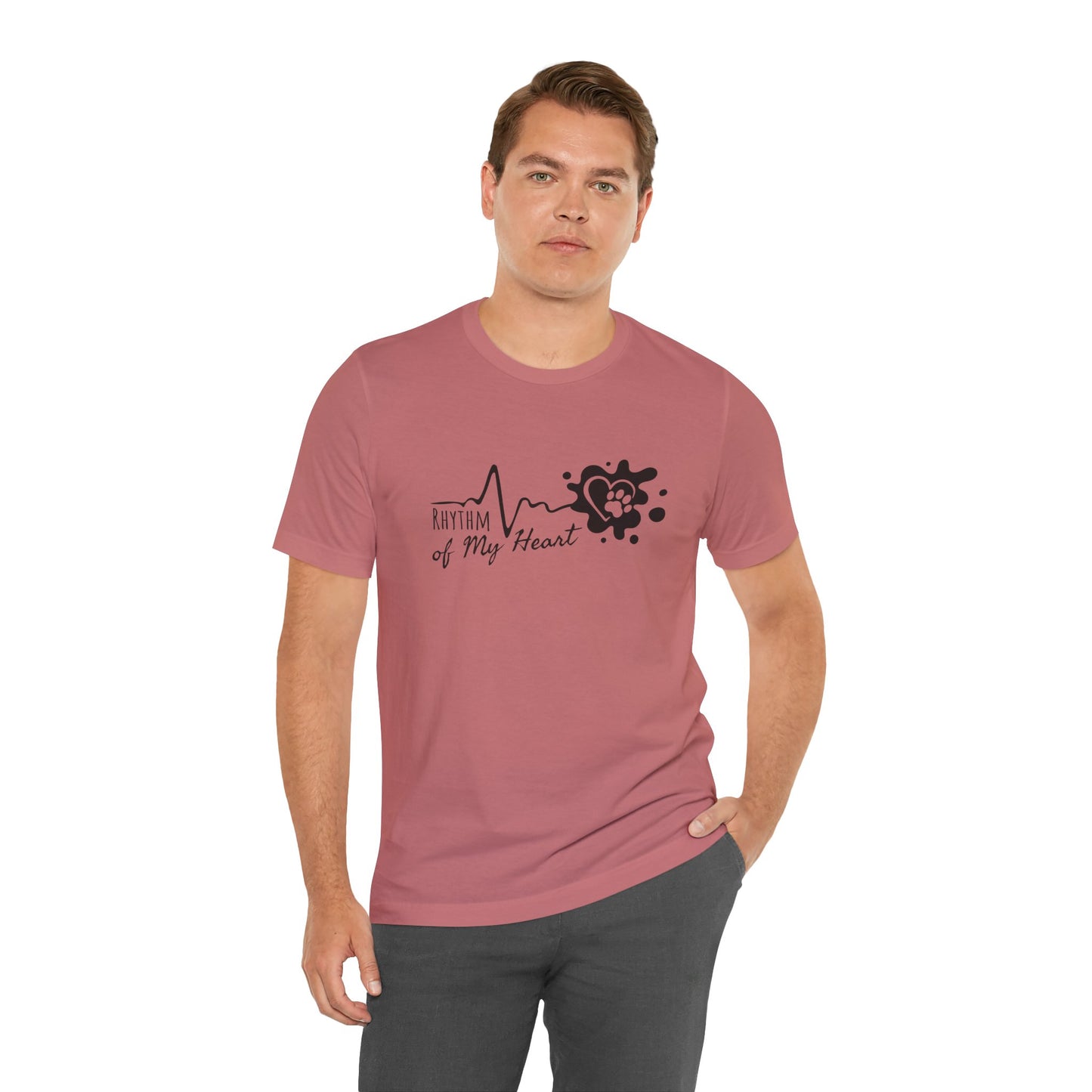 Unisex Jersey Short Sleeve Tee Rhythm of my heart