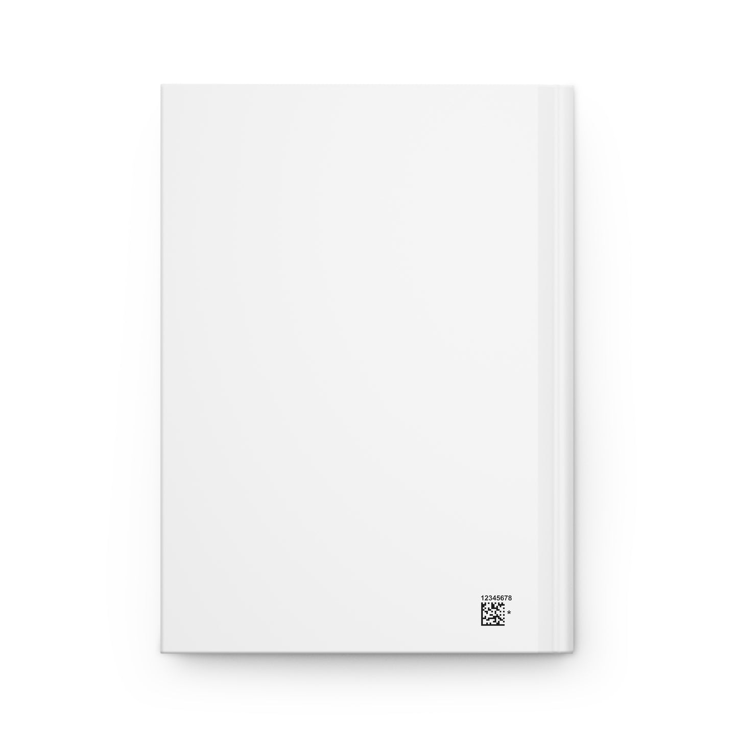 White rectangular object with a QR code on a white background