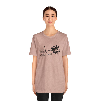 Unisex Jersey Short Sleeve Tee Rhythm of my heart