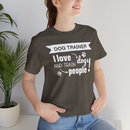 Unisex Jersey Short Sleeve Tee Dog Trainer