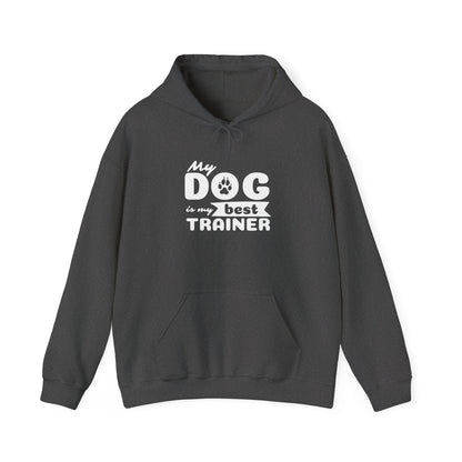 Unisex Jersey Short Sleeve Tee – “My Dog Is My Best Trainer”