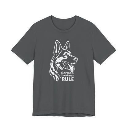 Unisex Jersey Short Sleeve Tee German Shepherds Rule