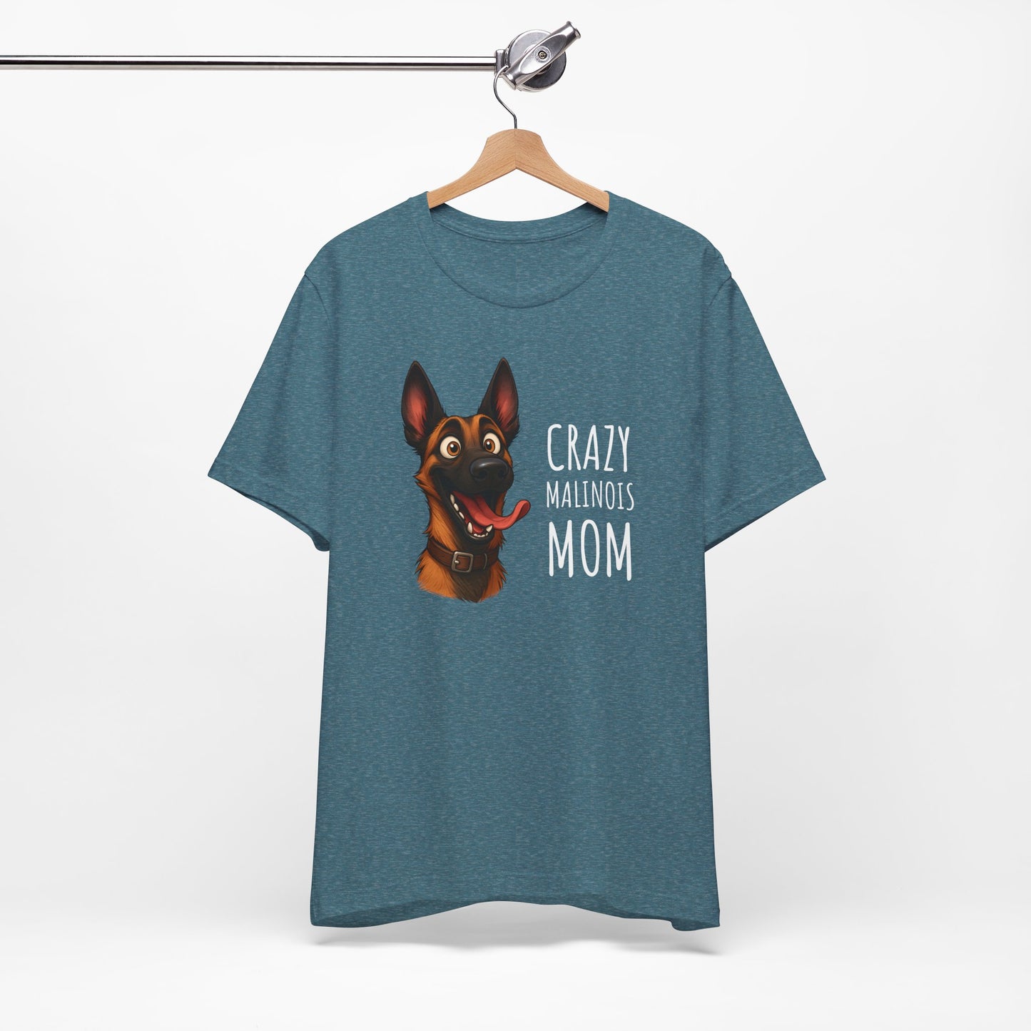 Unisex Jersey Short Sleeve Tee Crazy Malinois Mom