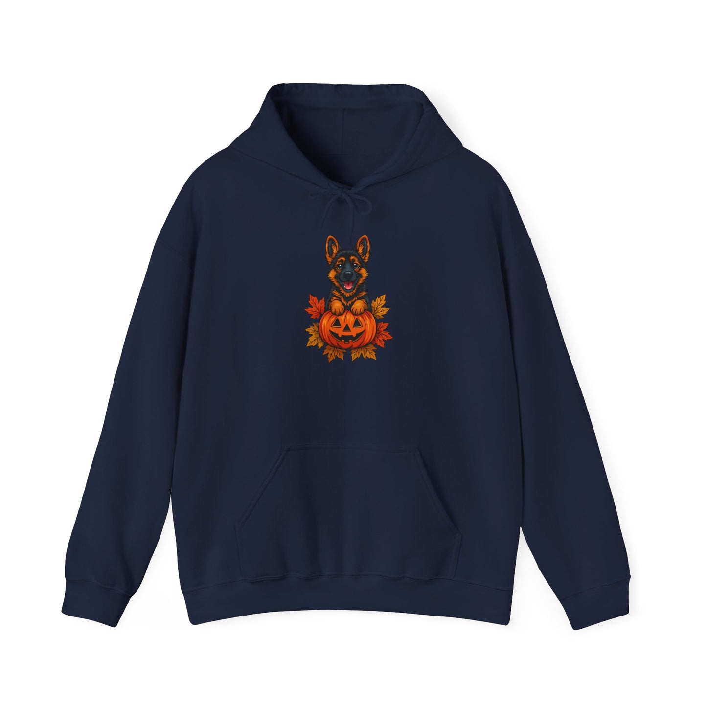 Unisex Heavy Blend™ Hooded Sweatshirt Halloween German Shepherd