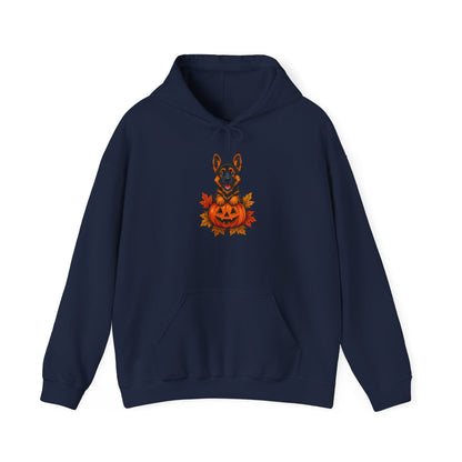 Unisex Heavy Blend™ Hooded Sweatshirt Halloween German Shepherd