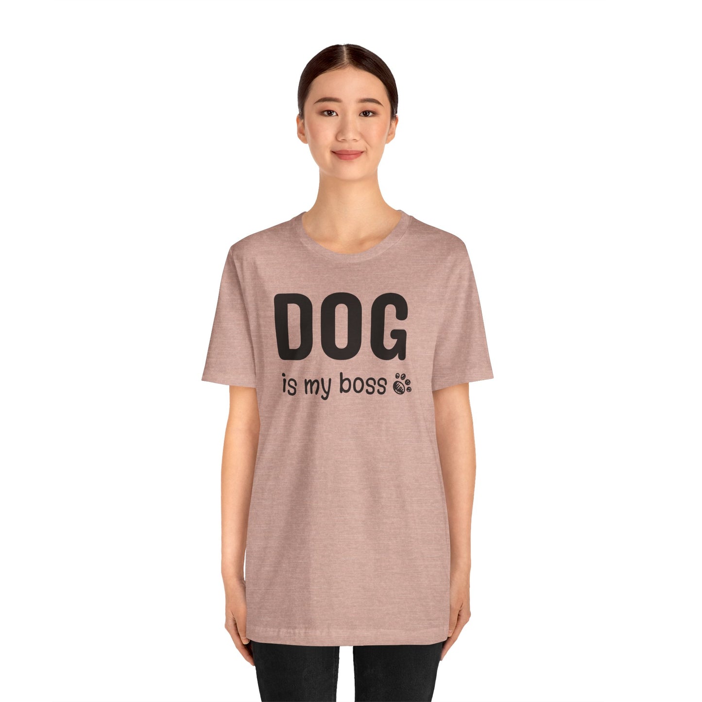 Unisex Jersey Short Sleeve Tee DOG is my boss