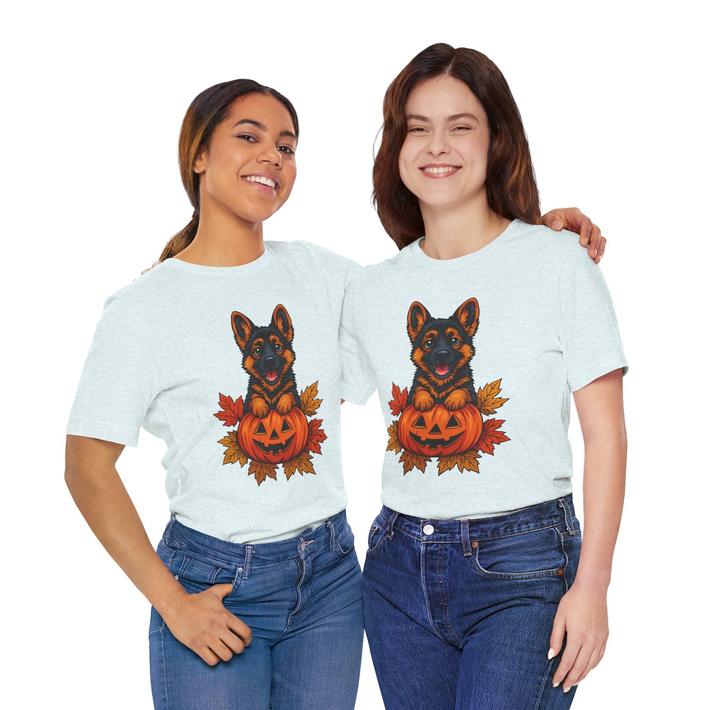 Unisex Jersey Short Sleeve Tee Halloween German Shepherd
