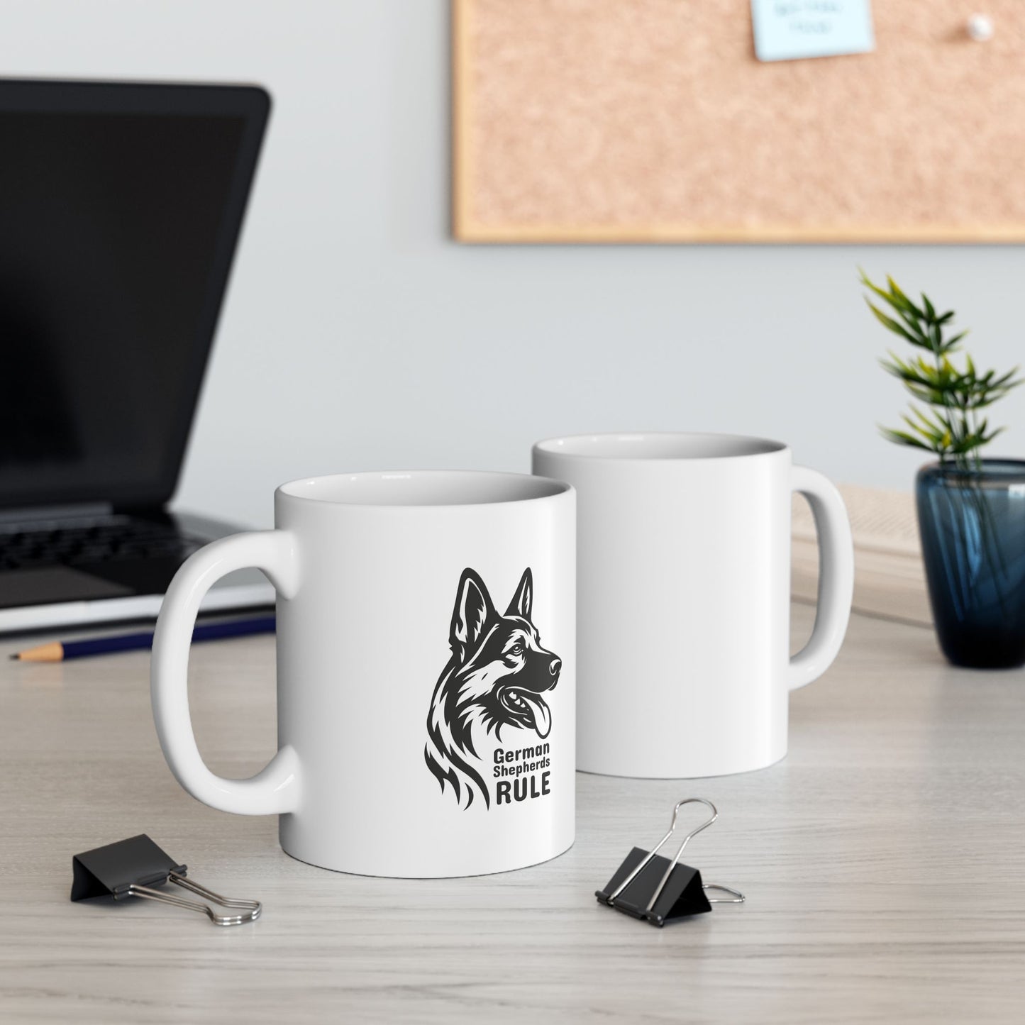 Ceramic Mug, (11oz, 15oz) German Shepherds Rule