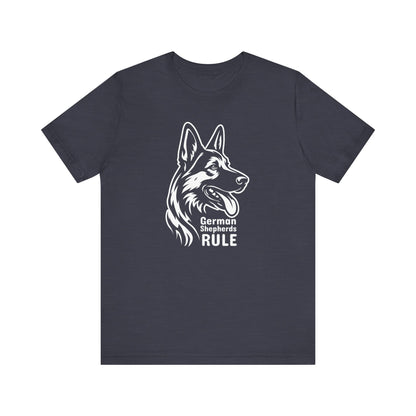 Unisex Jersey Short Sleeve Tee German Shepherds Rule