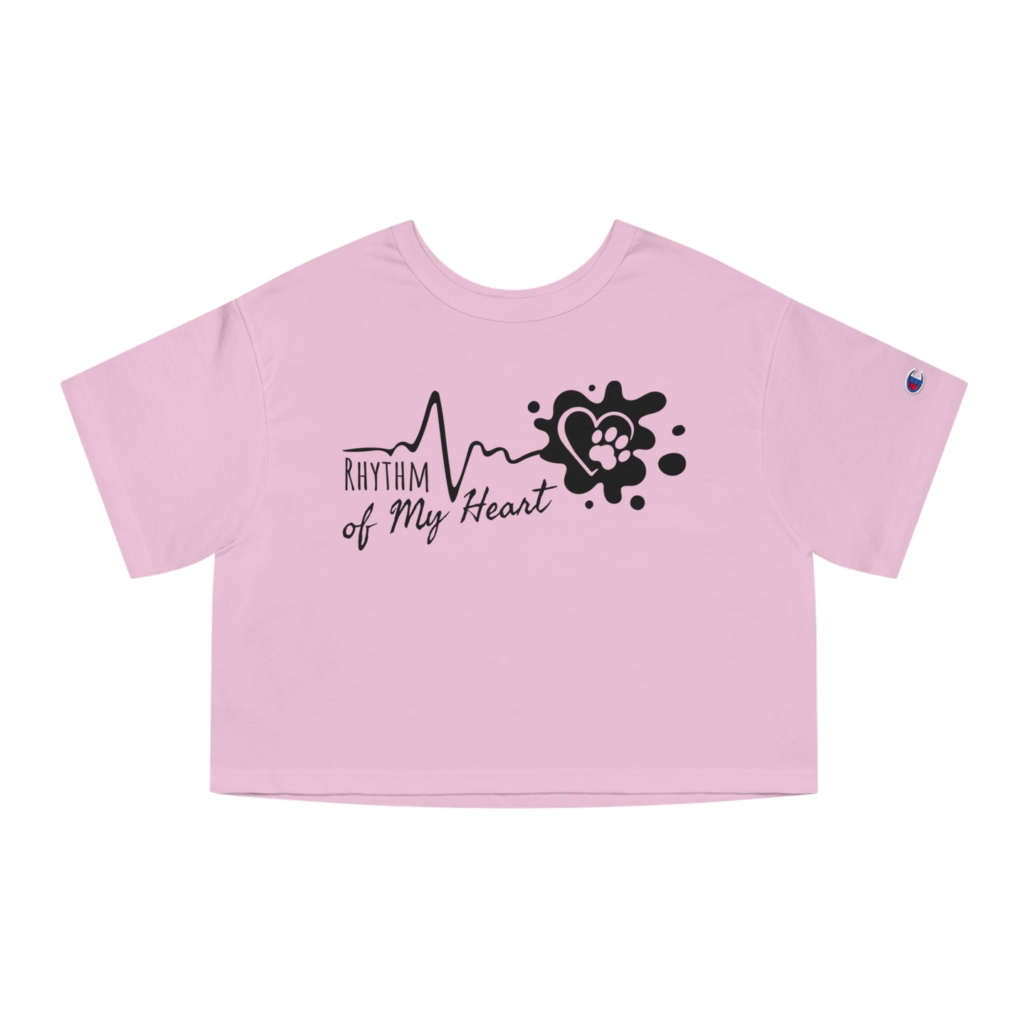 Champion Women's Heritage Cropped T-Shirt Rhythm of My Heart