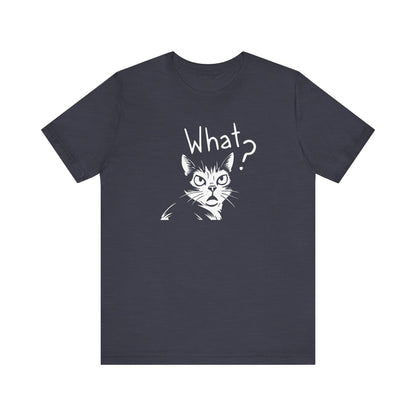 Unisex Jersey Short Sleeve Tee What?