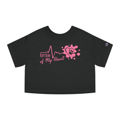 Champion Women's Heritage Cropped T-Shirt Rhythm of My Heart