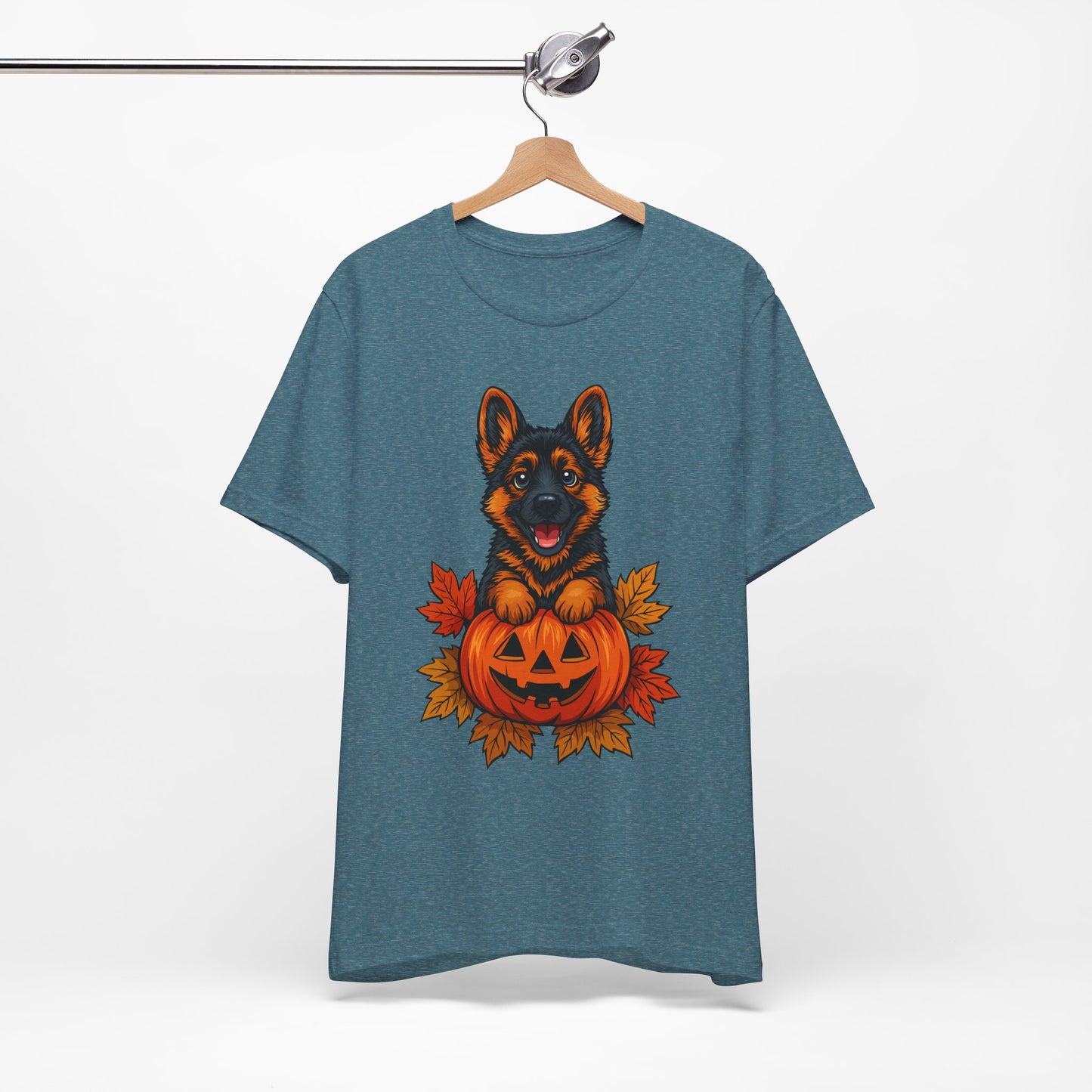 Unisex Jersey Short Sleeve Tee Halloween German Shepherd