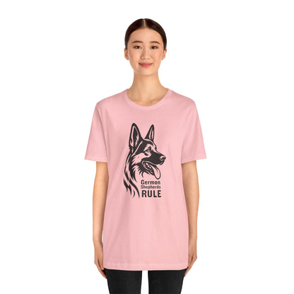 Unisex Jersey Short Sleeve Tee German Shepherds Rule