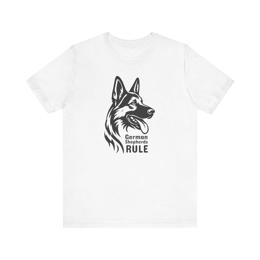 Unisex Jersey Short Sleeve Tee German Shepherds Rule