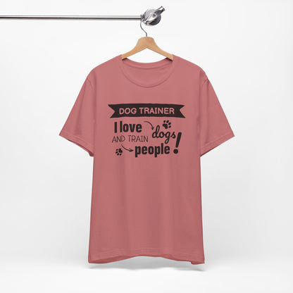 Unisex Jersey Short Sleeve Tee Dog Trainer