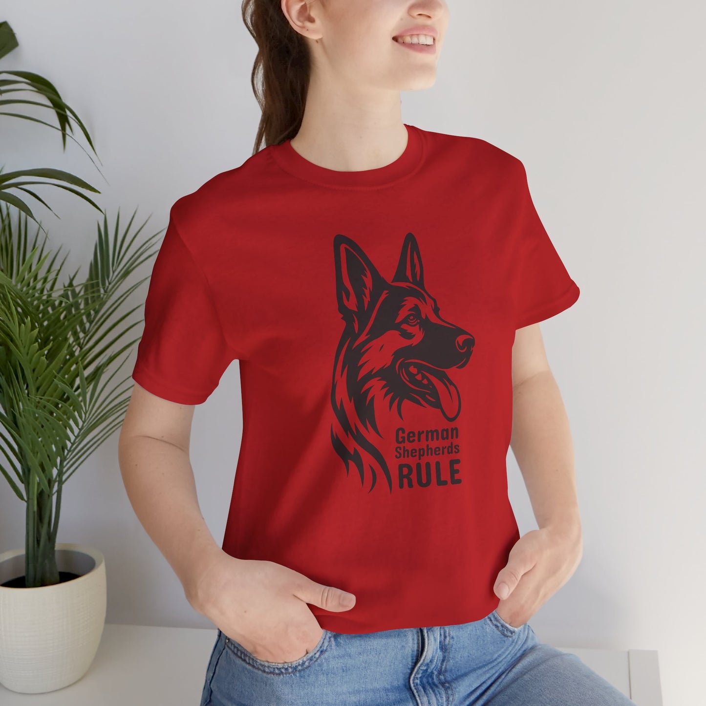 Unisex Jersey Short Sleeve Tee German Shepherds Rule