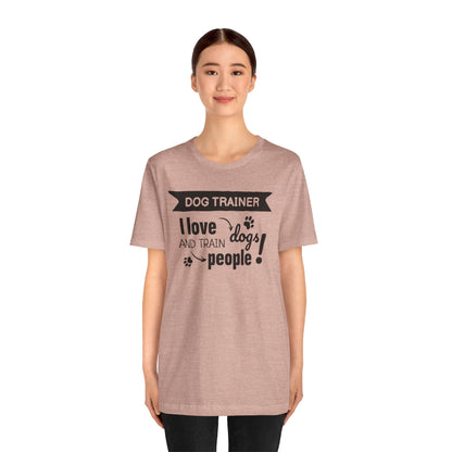 Unisex Jersey Short Sleeve Tee Dog Trainer