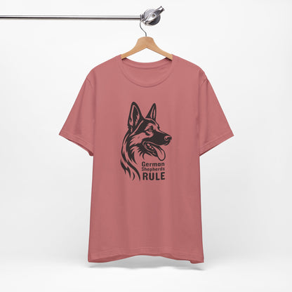Unisex Jersey Short Sleeve Tee German Shepherds Rule