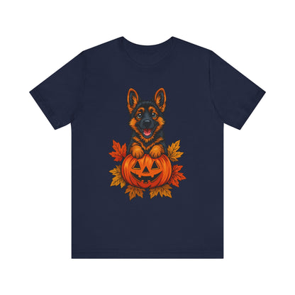 Unisex Jersey Short Sleeve Tee Halloween German Shepherd