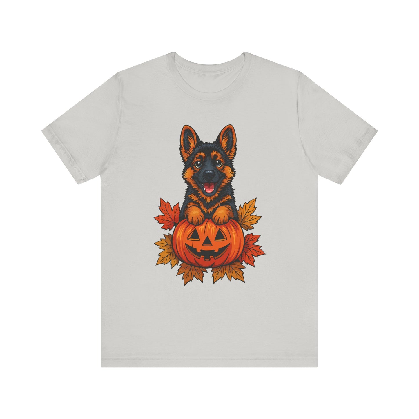 Unisex Jersey Short Sleeve Tee Halloween German Shepherd