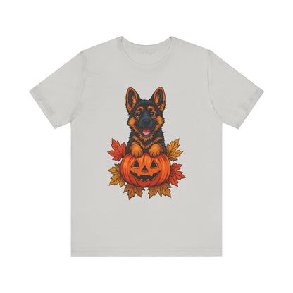 Unisex Jersey Short Sleeve Tee Halloween German Shepherd