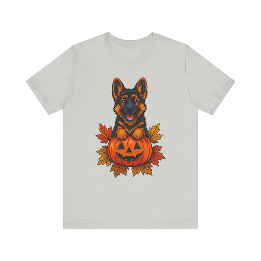 Unisex Jersey Short Sleeve Tee Halloween German Shepherd