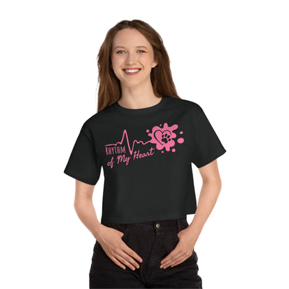 Champion Women's Heritage Cropped T-Shirt Rhythm of My Heart