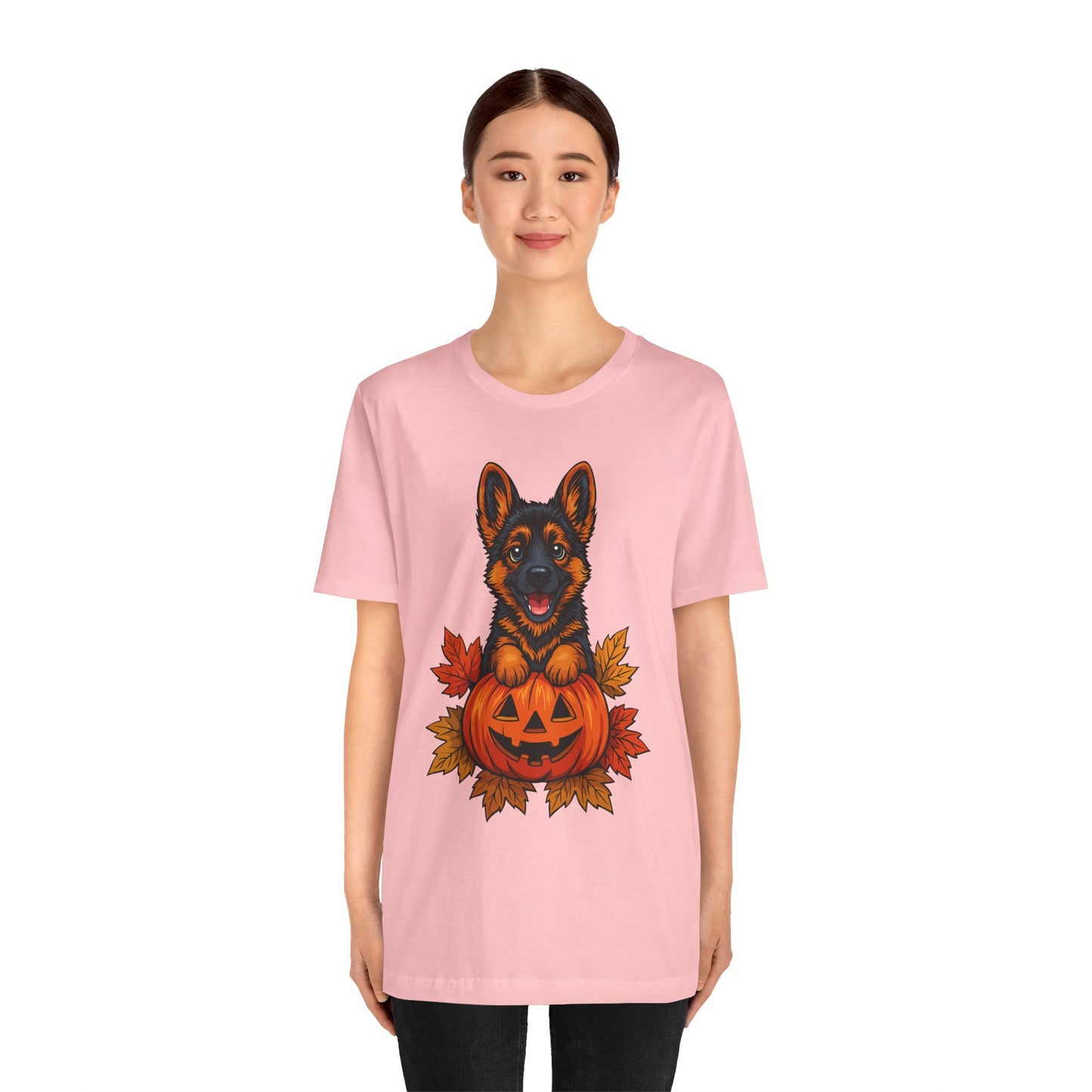 Unisex Jersey Short Sleeve Tee Halloween German Shepherd