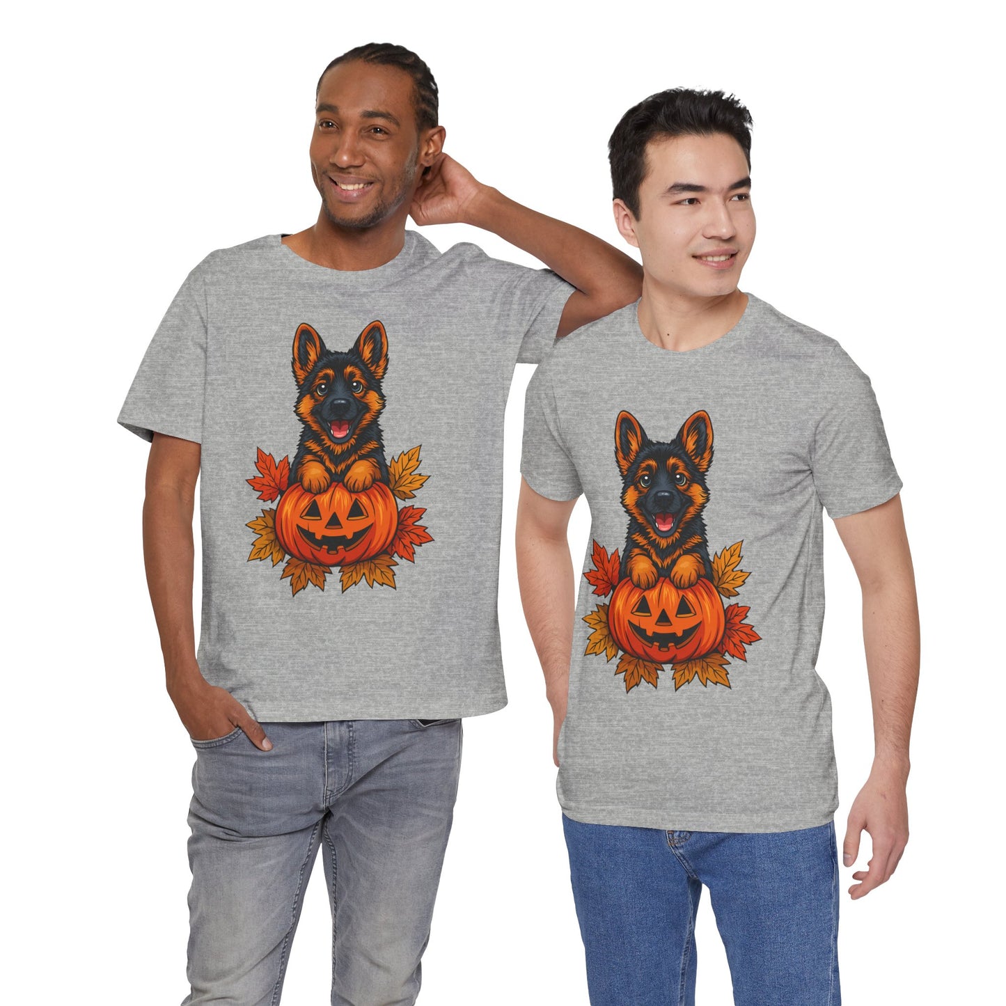Unisex Jersey Short Sleeve Tee Halloween German Shepherd